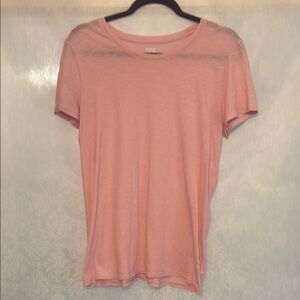PINK Victoria's Secret Fitted Pink Short Sleeve Tee
